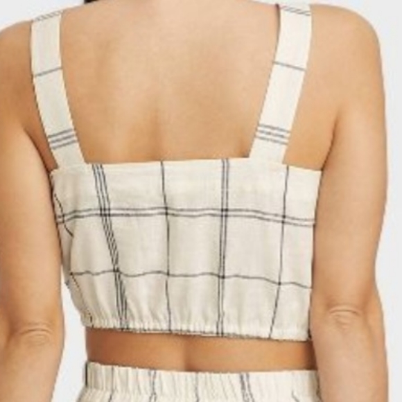 Women's Tie-Front Apron Tank Top - A New Day™ - Picture 4 of 7